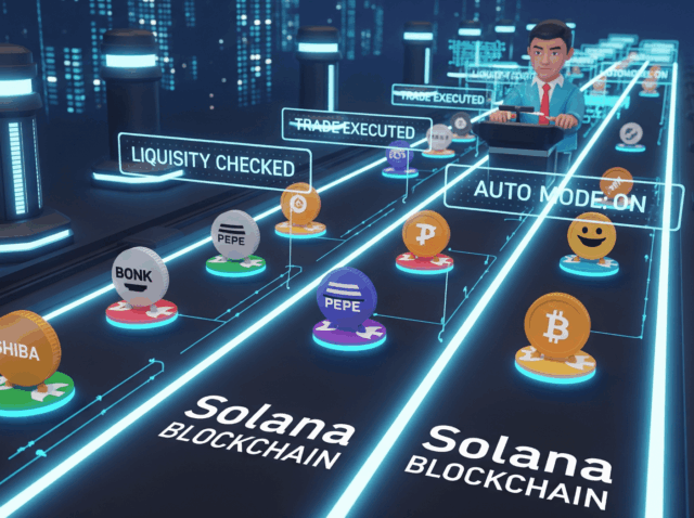 How Automated Meme Coin Trading Works on the Solana Blockchain