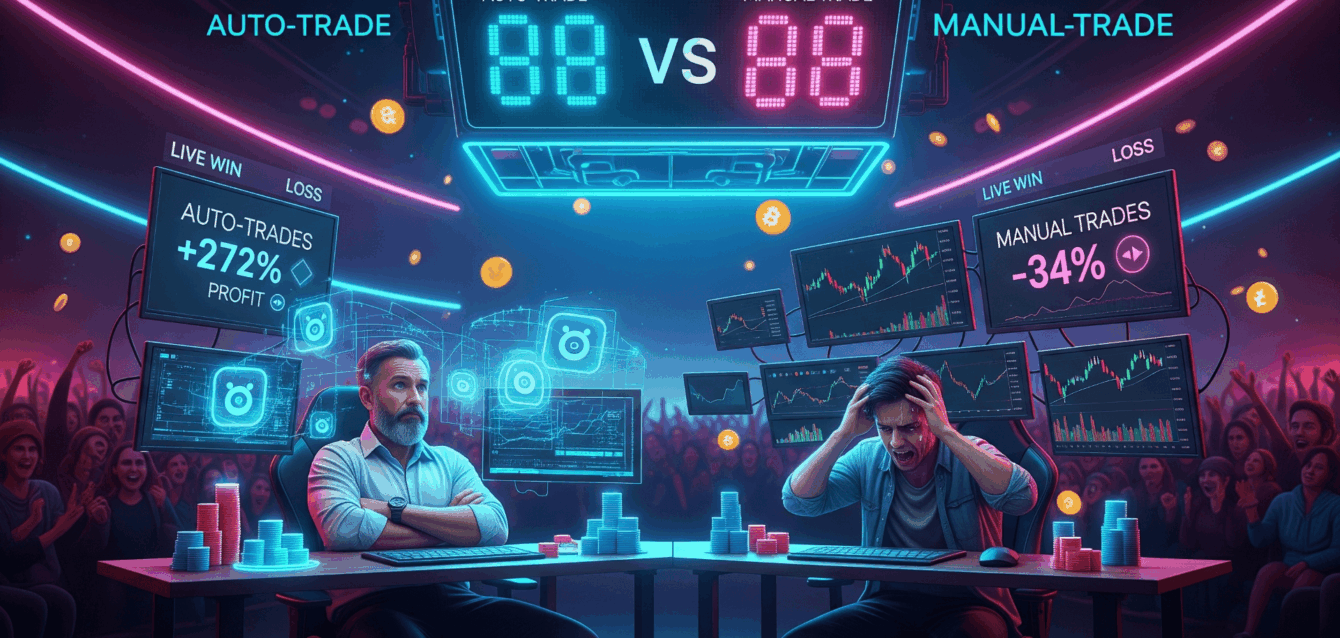 Real-World Results Tracking Auto-Trades vs Manual Meme Coin Plays