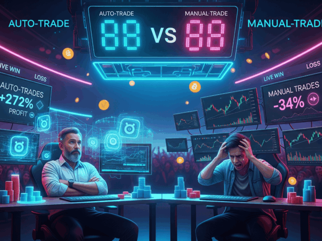 Real-World Results Tracking Auto-Trades vs Manual Meme Coin Plays