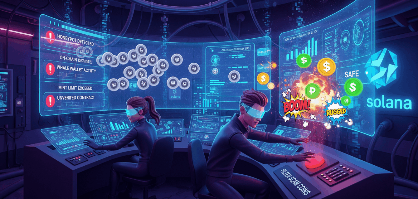 The Secret to Filtering Scam Coins Using On-Chain Data Only (1) The Secret to Filtering Scam Coins Using On-Chain Data Only (1)
